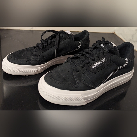 Adidas Continental Vulc Black White Men’s Classic Athletic Shoes Size 7 MSRP $75 - Picture 4 of 11